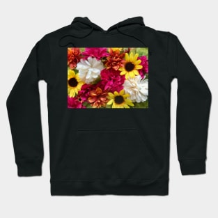 Warm Floral Arrangement - Assorted Flowers Hoodie